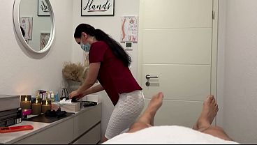 Лазер на яичках, член у неё в горле